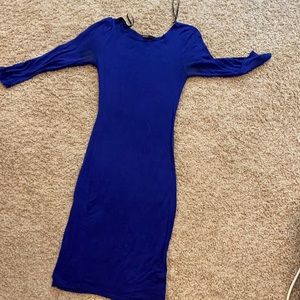 Bodycon Royal blue dress : Size Small